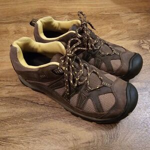 Keen Women's Voyageur Hiking Shoes Size 9.5 Brown Leather Trail Outdoor